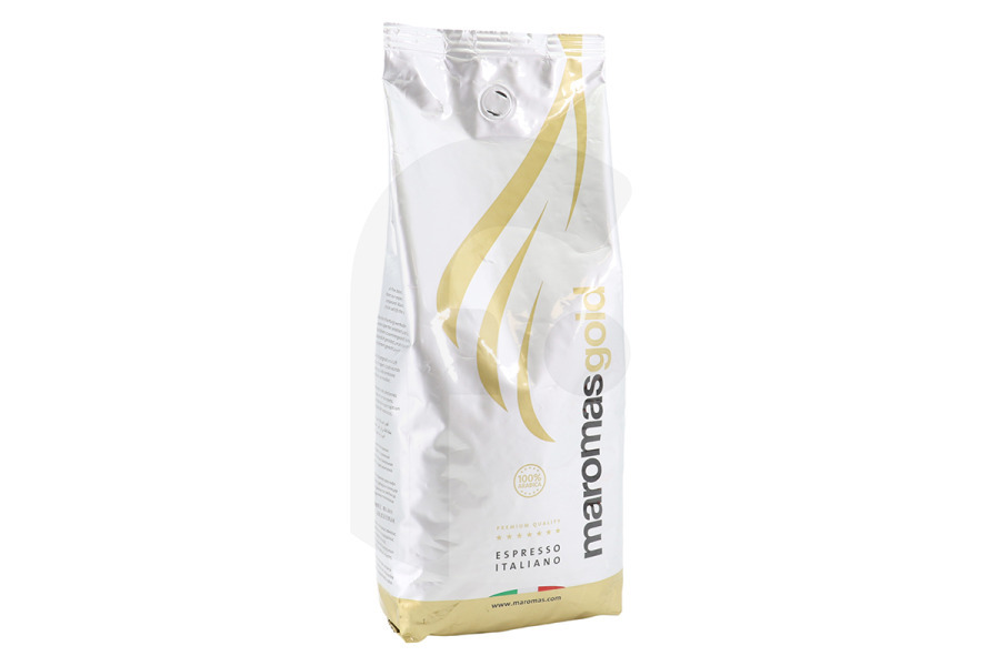 DeLonghi MRM005 Maromas Gold Espresso Italiano 100% Arábica Granos de Cafetera Café para Cafetera apto para entre otros Café en grano, 1000g