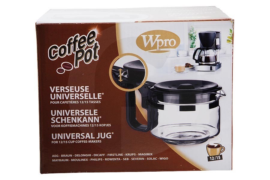 Severin Macchina del caffè WPRO Caffettiera universale 12/15 tazze macchina del caffè 484000000317, UCF100