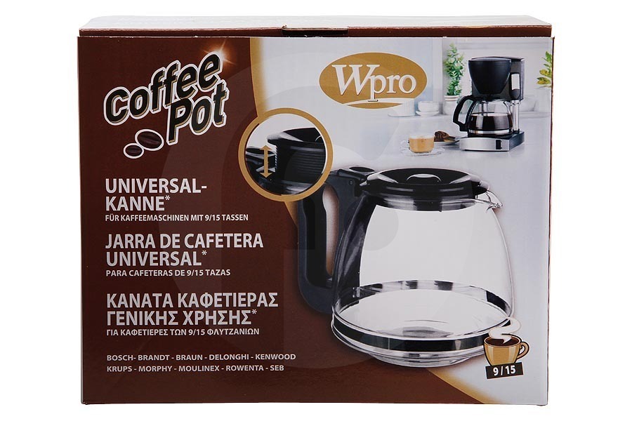 Proline Cafetera Cafetera universal para 9/15 tazas máquina de café 484000000319, UCF300