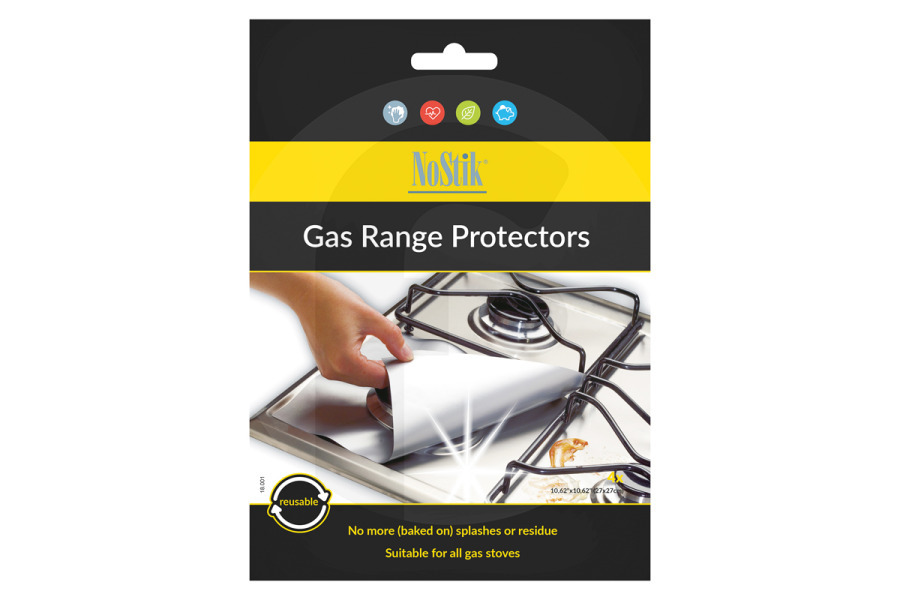 NoStik Cocinas y placas NoStik hoja protectora 27x27cm Teflón para cocina de gas 1 AAA 074 apto para entre otros 27x27cm
