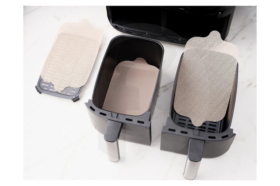Universeel Freidora sin aceite NoStik Dual Basket Air Fryer Liner 1 FFF 139 Freidora de aire caliente apto para entre otros Freidora de aire doble