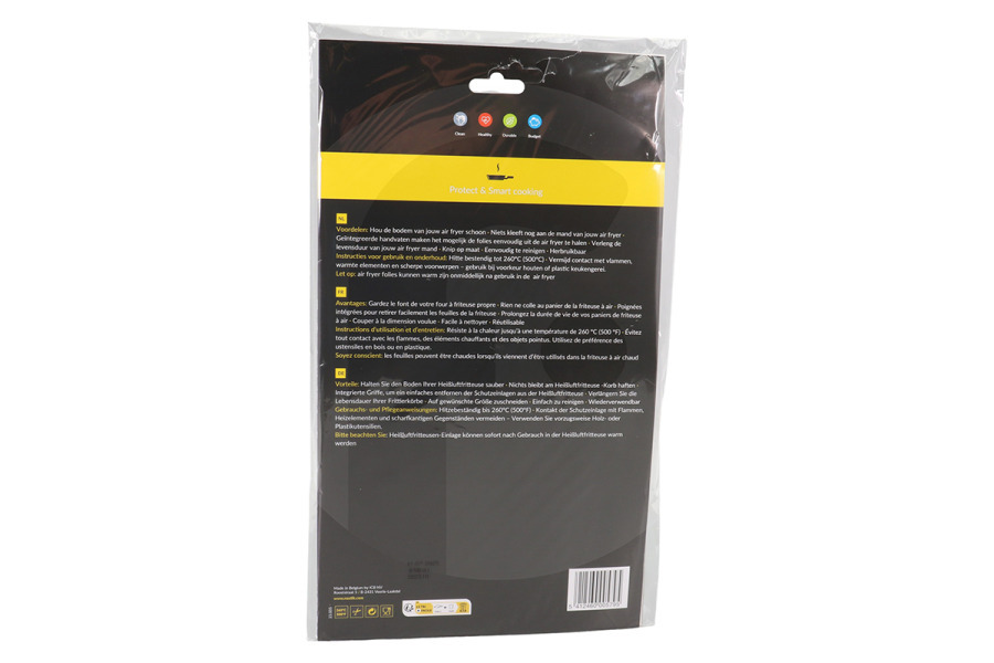 NoStik  Set di 2 rivestimenti per friggitrice ad aria NoStik 1 FFF 179 Friggitrice ad aria calda