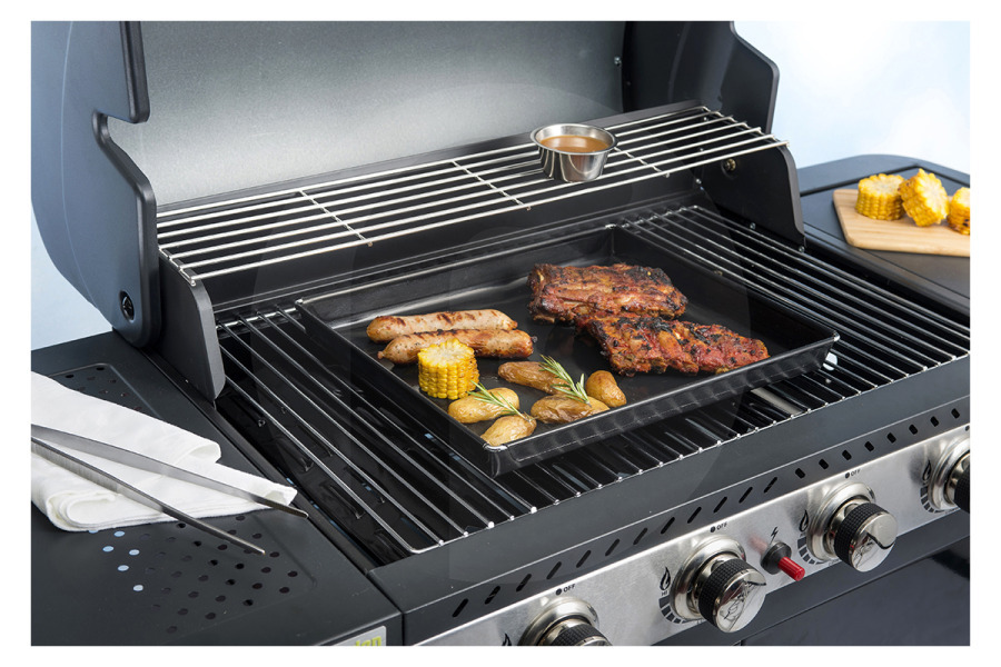 NoStik Barbecue Vassoio per barbecue NoStik 3L 1 DDD 767 adatto a tra cui 28x35x4cm