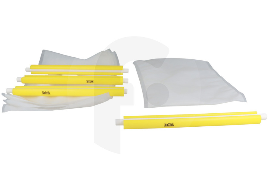 NoStik  NoStik wiederverwendbare Gefrierbeutel + Clips, 4er-Set Gefrierschrank 1 DDD 426