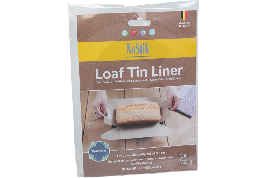 NoStik  NoStik Molde rectangular para pan 1 FFF 480 para horno y microondas
