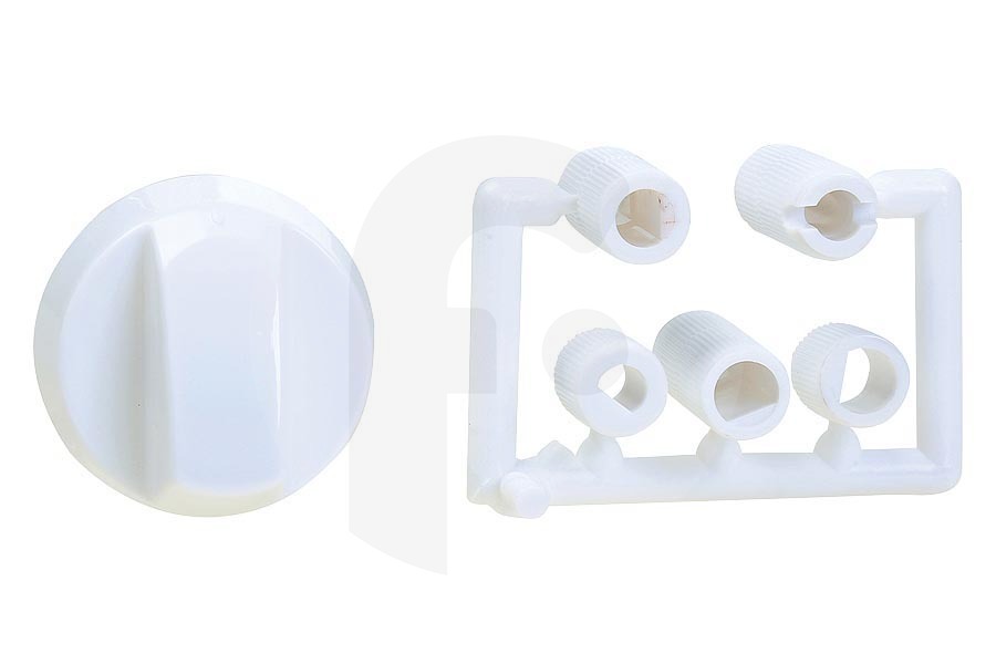 Universeel  Botón universal con adaptadores juego de 5 blanco horno
