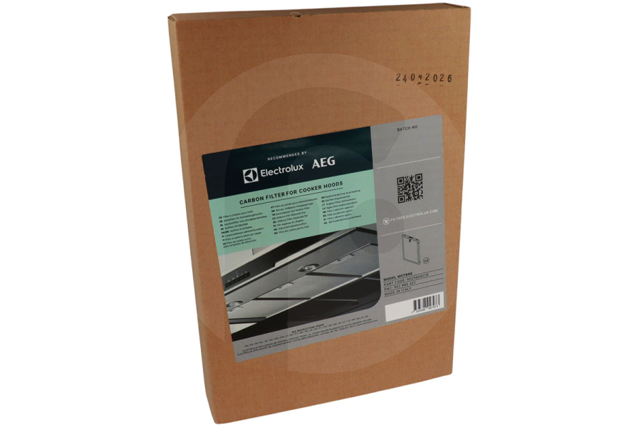 AEG Cocinas y placas Electrolux filtro de carbón para cocina MCFB88, 9029804318