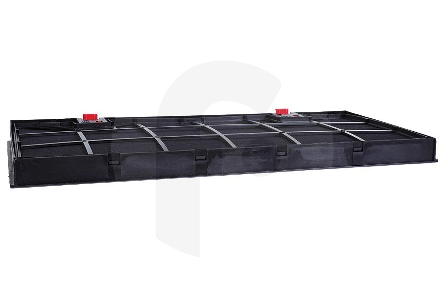 AEG Campana extractora Filtro de carbón (filtro de carbón activado) rectangular Long Life para AEG, Electrolux y otros campana extractora 9029801207, MCFE20