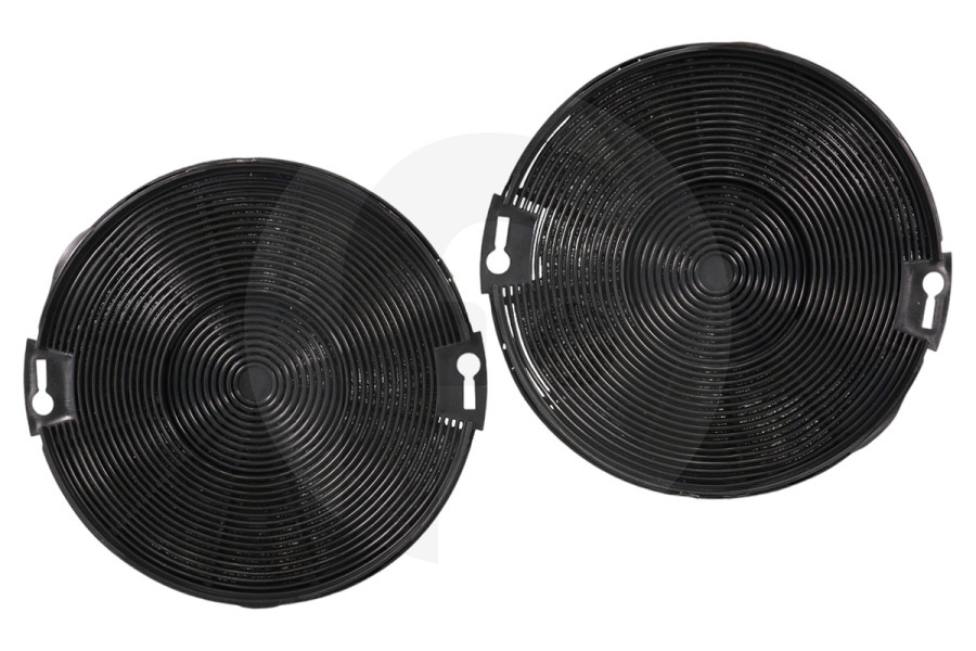 Progress Cappa aspirante Filtro a carbone EFF75 tondo 2 pezzi ø154mm per Zanussi e altri cappa aspirante 942492436