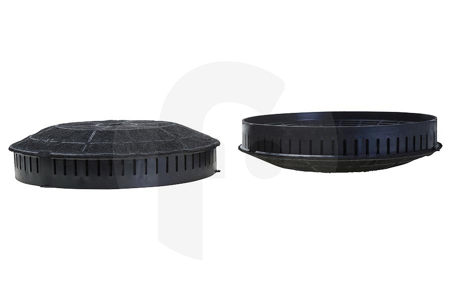 AEG Cappa aspirante Filtro a carbone tipo 57 rotondo 2 pezzi per AEG, Electrolux e altri cappa da cucina 4055171138
