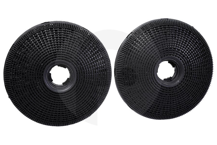 Electrolux 9029865723 Campana extractora Filtro de carbón (filtro de carbón activado) redondo 2 uds. para AEG, Electrolux y otros campana extractora 9029798775, ECFB02 apto para entre otros LFG9525S, BHG51320XA, BHG56750XA