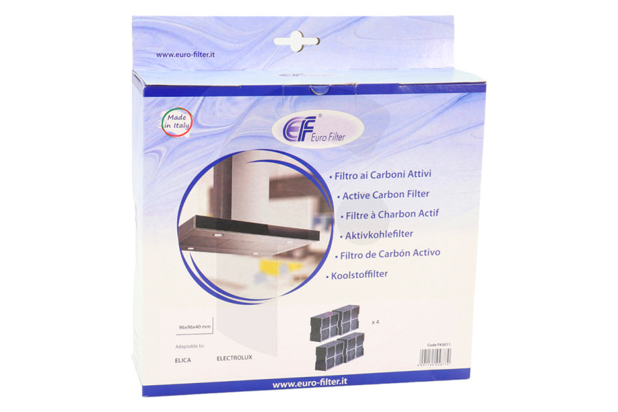 Alternatief Dunstabzugshaube Eurofilter Kohlefilter 4055499638 Kochfeld