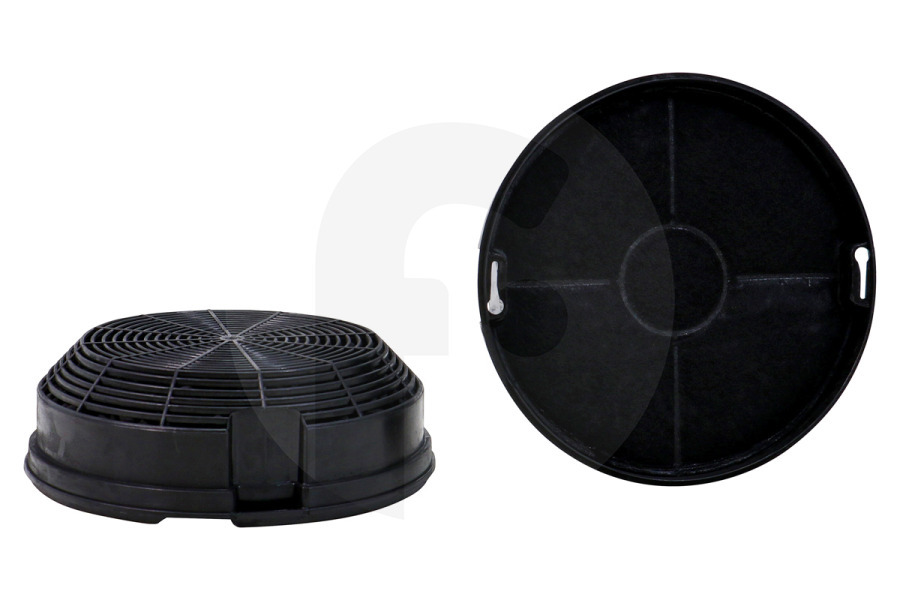 Volta Campana extractora Filtro de carbón (filtro de grasa) ø 152mm 2 piezas MCFE12 para AEG, Electrolux y otros campana extractora 9029800571
