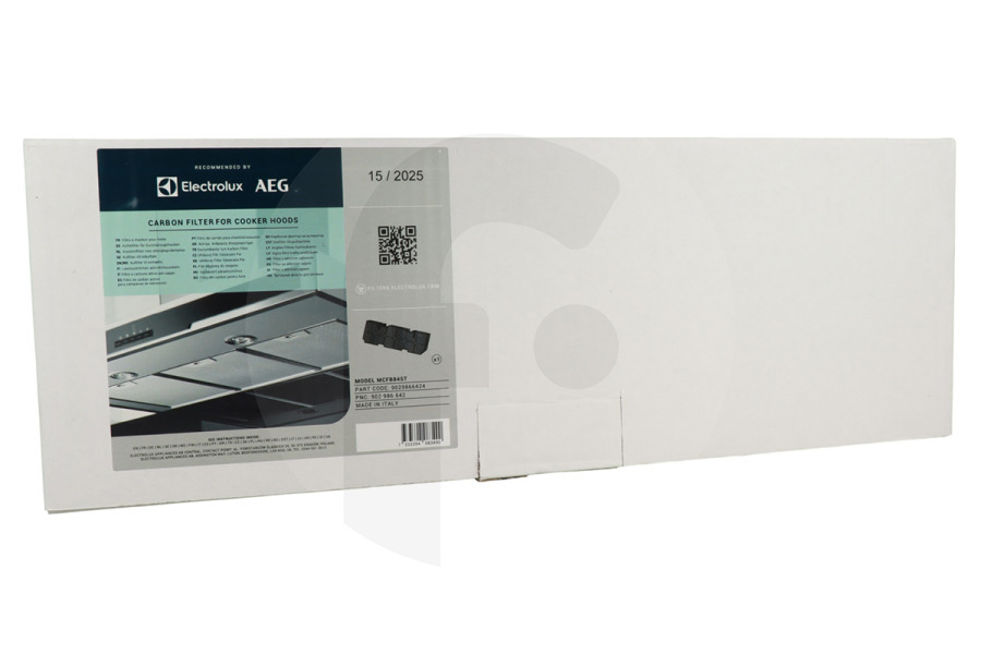 Electrolux  Electrolux OdourClean filtro a carbone standard cappa aspirante MCFB84ST, 9029866424