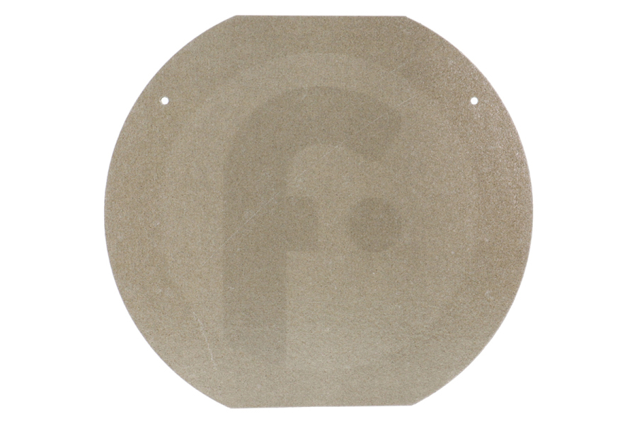 Electrolux Microonde Piastra mica (piastra isolante) rotonda con 2 fori per AEG, Electrolux e altri microonde combinato 3155596004 adatto a tra cui KM9800EM, KB9810E