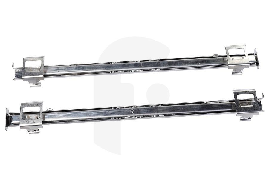 AEG 5611854117 Horno Guía riel telescópico juego de 2 piezas para AEG, Electrolux y otros horno 140047902014 apto para entre otros BSK577321M, BSE572321M, ZCV65330WA