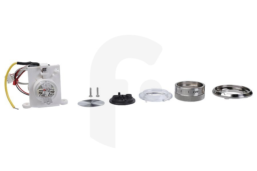 Electrolux Robot da cucina Manopola rotante (manopola di comando) completa incl. interruttore per AEG, Electrolux e altri robot da cucina 4055259156 adatto a tra cui KM4100, KM4620, EKM4810