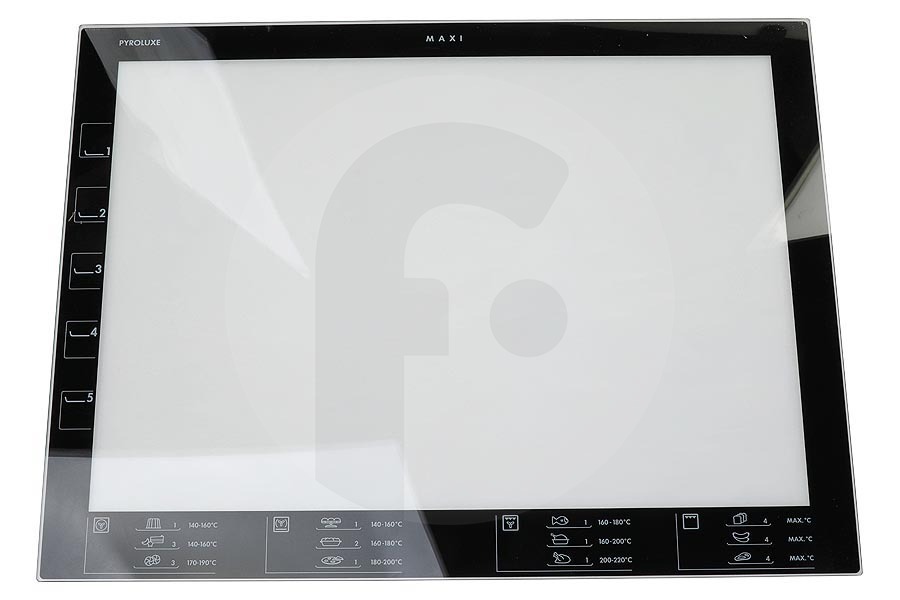 AEG Horno Cristal de la puerta (cristal para horno, placa de vidrio) interior para AEG, Electrolux y otros horno 5616107099 apto para entre otros BP730400WM, BP8314001M
