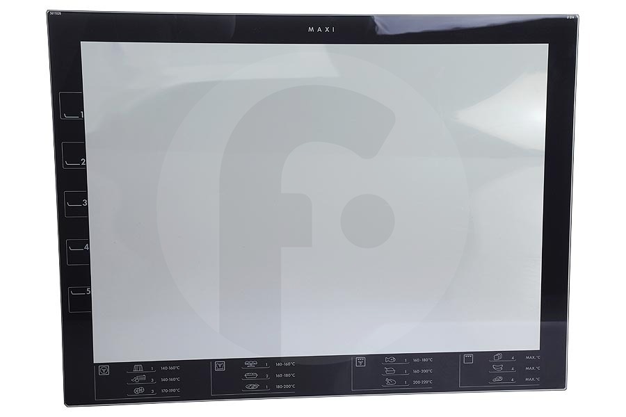 AEG Horno Cristal de la puerta (cristal para horno, placa de vidrio) interior para AEG, Electrolux y otros horno 5611826016 apto para entre otros BE430442SW, BE5303171W