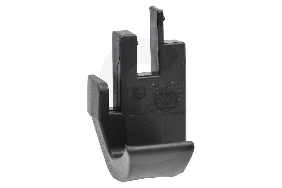 Juno Horno Gancho (gancho para puerta) externo inferior izquierdo para cristal de la puerta del AEG, Electrolux y otros horno 3558047035 apto para entre otros 41806GTWN, 47696GTWN, EKG61100OW