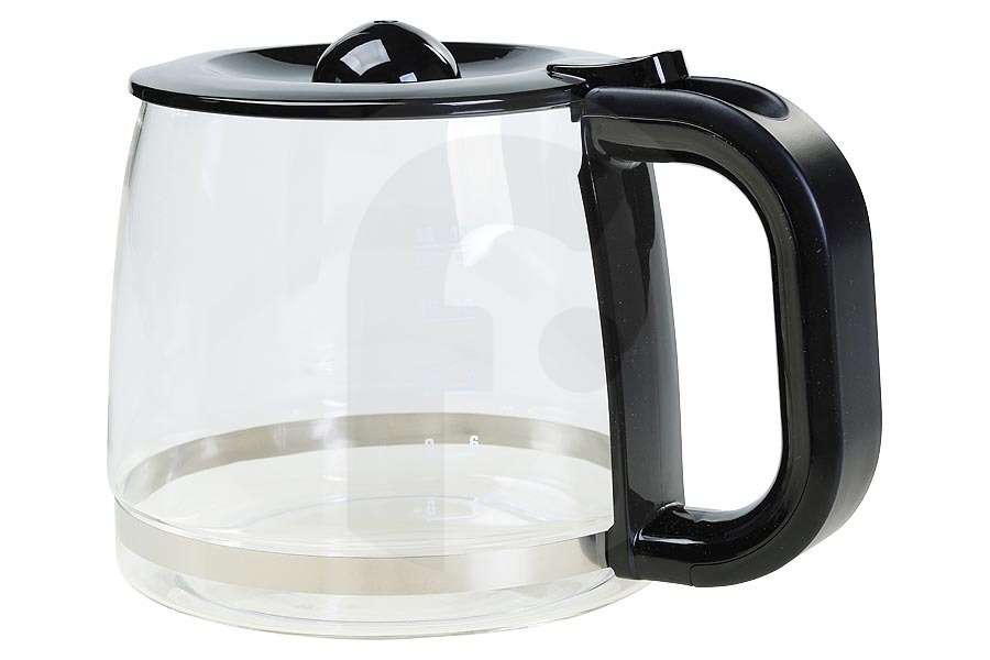 AEG Macchina del caffè Caffettiera (caraffa in vetro) incl. coperchio nera per AEG e altri macchina del caffe 4055342689