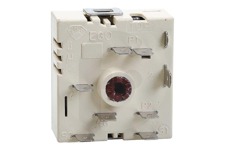 Scholtes Horno Interruptor de energía (regulador de energía) doble 220V para AEG, Electrolux y otros placa de cocción 3051706210 apto para entre otros 41056VHMN, EKC63307X25T, EONS2310X