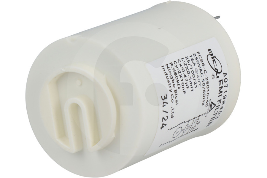AEG Forno Condensatore (condensatore di soppressione per le interferenze) 0,47uF per AEG, Electrolux e altri microonde combinato 140071984011