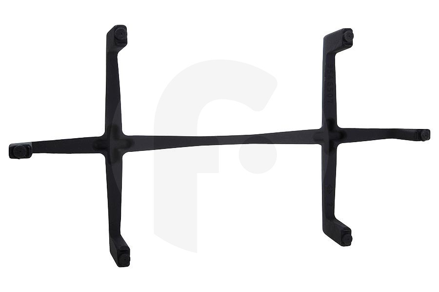 AEG Piano cottura & Piastra da cucina Griglia supporto pentole incl. piedini nero per AEG, Electrolux e altri piano cottura 3546507017