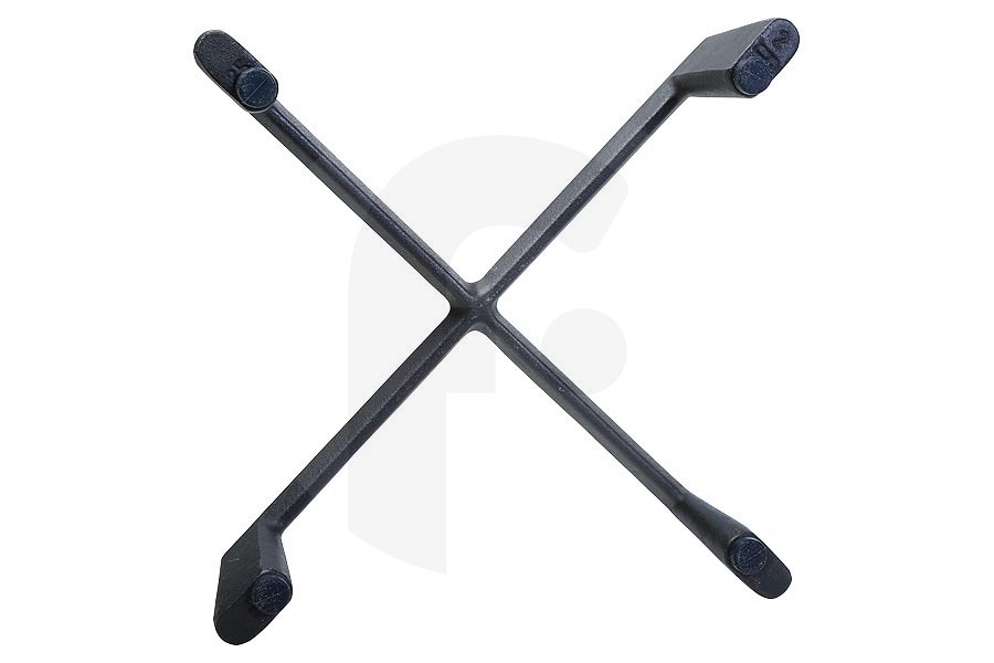 AEG Piano cottura & Piastra da cucina Supporto padella (sottopentola) del bruciatore wok antracite per, tra gli altri, AEG piano cottura 140019925043