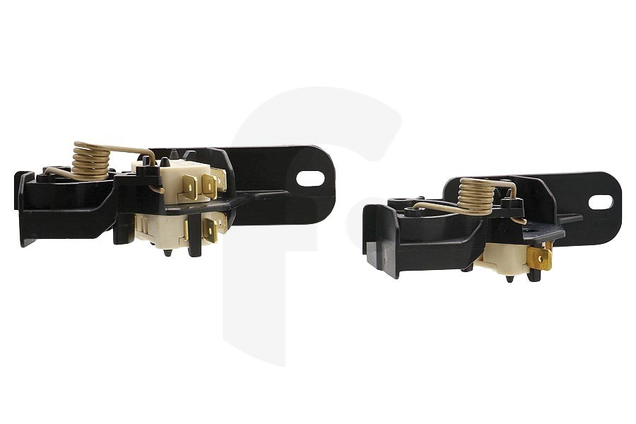 Juno Horno Interruptor de la puerta (bloqueo de puerta) incl. juego de soportes para AEG, Electrolux y otros microondas (combinado) 4055521241