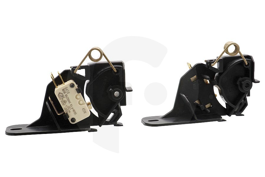 Juno Horno Interruptor de la puerta (bloqueo de puerta) incl. juego de soportes para AEG, Electrolux y otros microondas (combinado) 4055521241