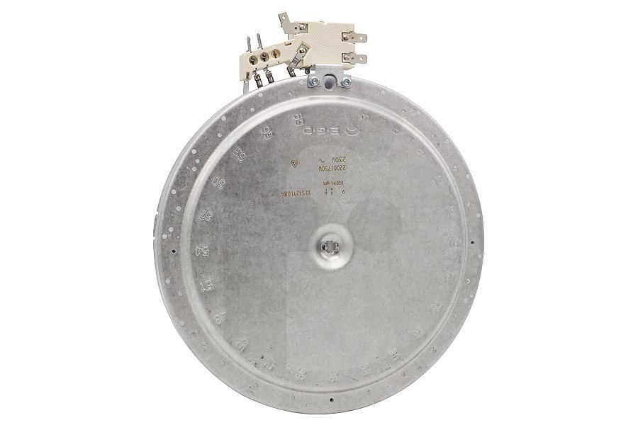 Rex Herd & Kochfeld Strahlheizelement (Kochzone) Glaskeramik (Halogen) doppelt für u.a. AEG, Electrolux Kochfeld 140057321014