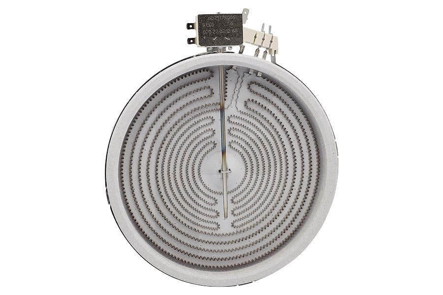 Ikea Cocina & Encimera Elemento quemador (placa de cocción) para vitrocerámica (halógeno) doble para AEG, Electrolux y otros placa de cocción 140057321014 apto para entre otros HE604060XBNH5, ZEV6046FBANI2, GH606ENH5