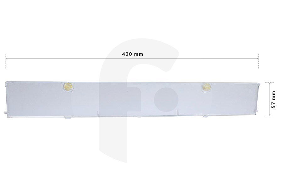 AEG Dunstabzugshaube Glas (Lampenschirm, Abdeckung) der Beleuchtung für u.a. AEG, Electrolux Dunstabzugshaube 50229845008