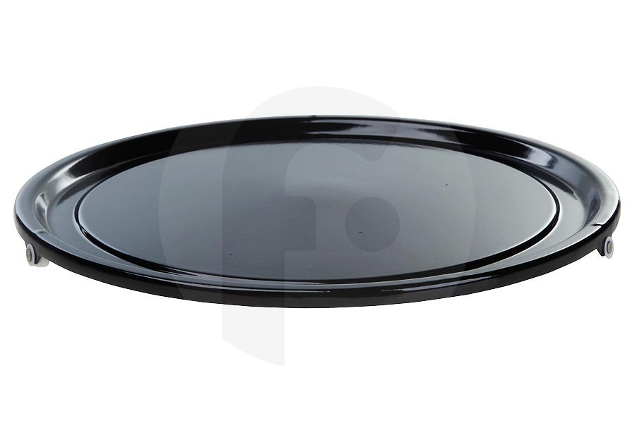 Bosch Microondas Plato giratorio (plato, plato de vidrio) 36,5cm esmaltada negro para, entre otros, Ariston microondas combinado 293900, C00293900