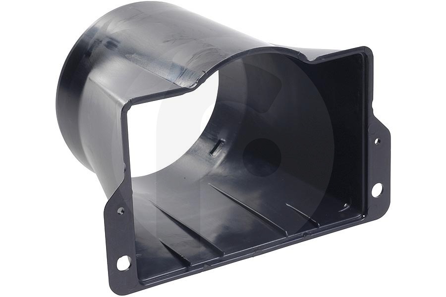 Whirlpool 969427, C00969427 Campana extractora Conexión (brida, tubo de conexión) para tubo negro campana extractora 482000014473 apto para entre otros HE60F1, HE901, HE70, HE90