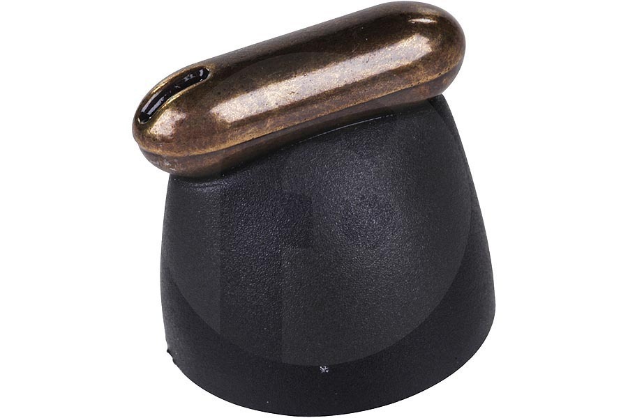 Ariston-Blue Air 110586, C00110586 Cocinas y placas Botón (Mando gas, Negro) fogón C00110586, 110586 apto para entre otros PH960MST, PF750AST