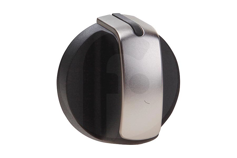 Ariston-Blue Air 288680, C00288680 Cocinas y placas Botón (Mando gas, Negro / Cromado) fogón C00288680, 288680 apto para entre otros PKQ755DGH, PKQ644DGHAG