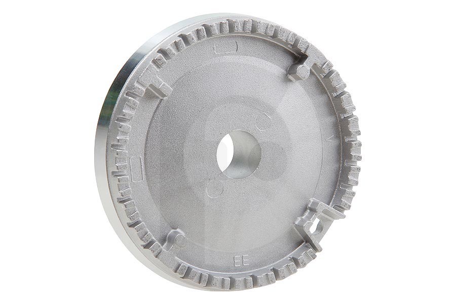 Ikea 52928, C00052928 Cocina & Encimera Distribuidor de llama (9 cm de color cromo) fogón C00052928, 52928 apto para entre otros XC95MGI