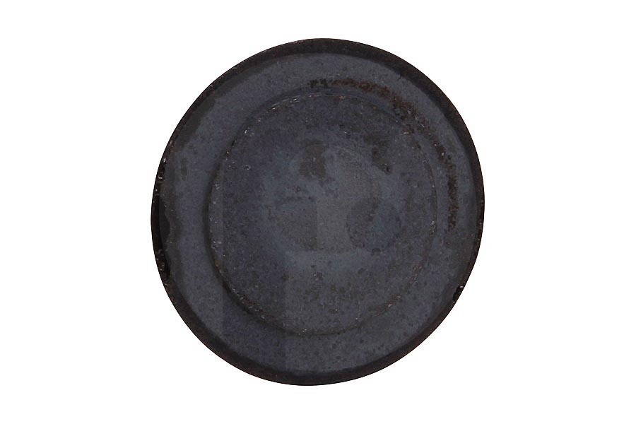 Ariston-Blue Air Herd & Kochfeld Brennerdeckel (39mm -schwarz Emaille-) für Herd C00032430, 32430