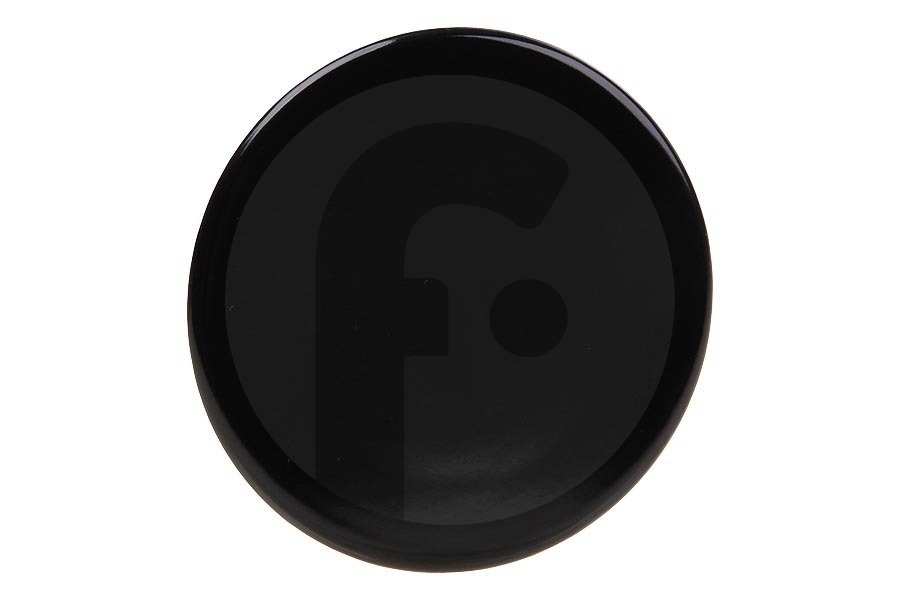 Ariston-Blue Air 52931, C00052931 Cocinas y placas Tapa de quemador (100mm - esmaltada negro) fogón C00052931, 52931 apto para entre otros K340E