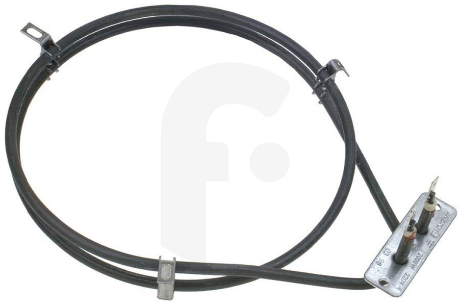 Ariston Horno Resistencia/elemento calefactor (2000 W redonda) horno C00016055, 16055 apto para entre otros ao FM 7, G 63 S 40