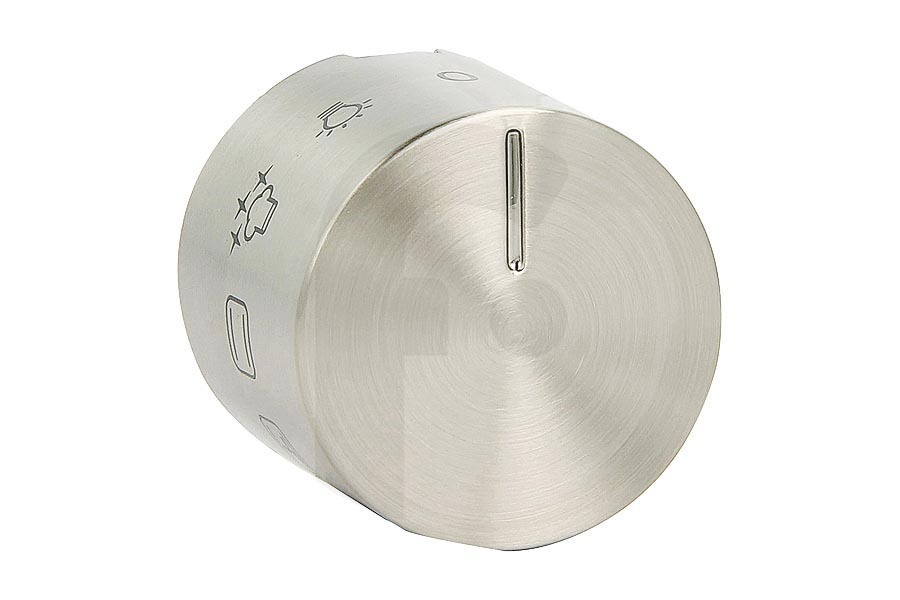 Cylinda Horno Perilla (perilla giratoria, perilla de control) para Bauknecht y otros horno 481010568600 apto para entre otros BLVE8100, BLVE8110