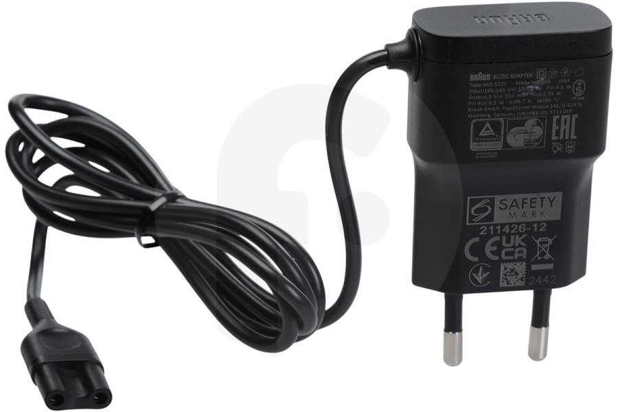 Braun Maquinilla de pelar Braun cargador para cortapelos 80761300