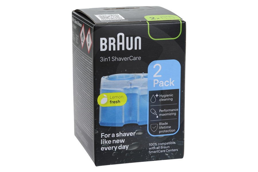 Braun Rasoio elettrico Braun Disinfettante (clean & renew cartuccie) rasoio 65331707