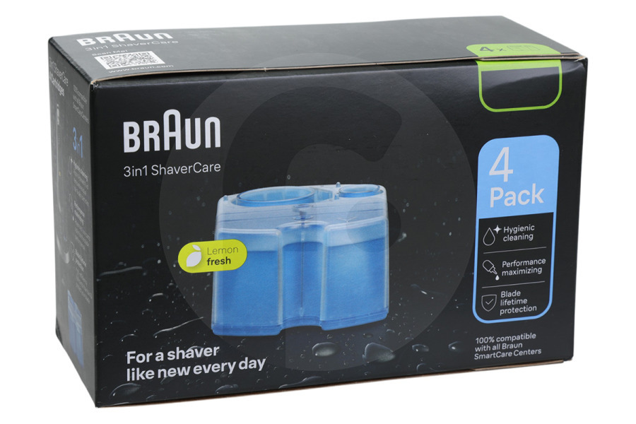 Braun Rasoio elettrico Braun Disinfettante (clean & charge ricarica per 4) rasoio 4210201072447