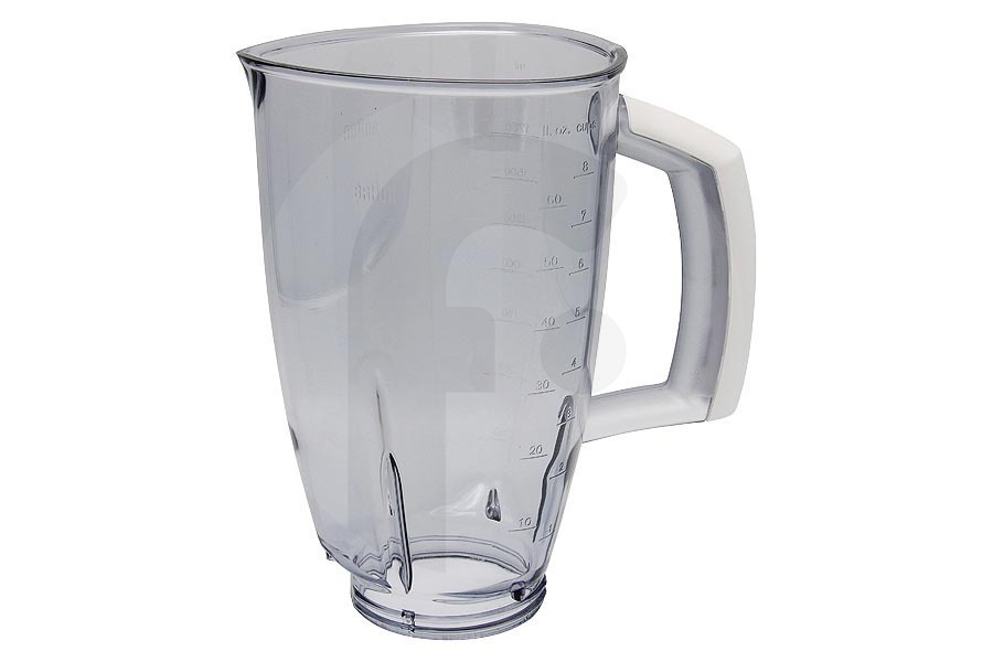 Braun jarra batidora (recipiente, jarra mezcladora) excl. cuchilla batidora AS00000024 apto para entre otros JB3010WH