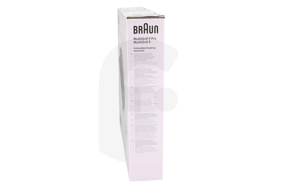 Braun Dispositivo a griglia Braun BRSK007 set da 2 piastre per waffle + misurino per grill