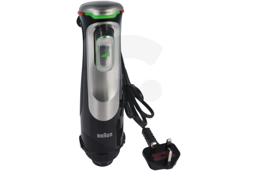 Braun Robot de cocina Braun Empuñadura completa para robot de cocina AS00002714 apto para entre otros MQS200BK, MQS005BK, MQS300BK