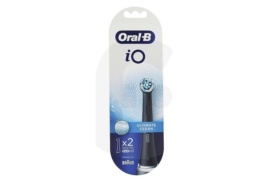 OralB 8700216456890 Spazzolino elettrico Oral-B iO Ultimate Clean Black 2 pezzi spazzolino elettrico 4210201301837 adatto a tra cui Oral B iO